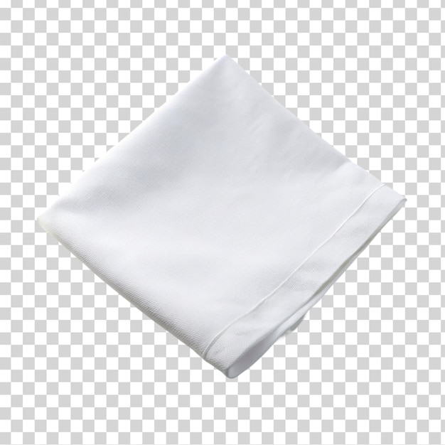 PSD a white napkin on transparent background