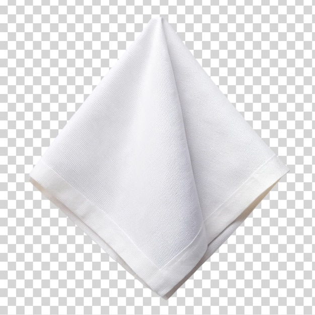 PSD a white napkin on transparent background