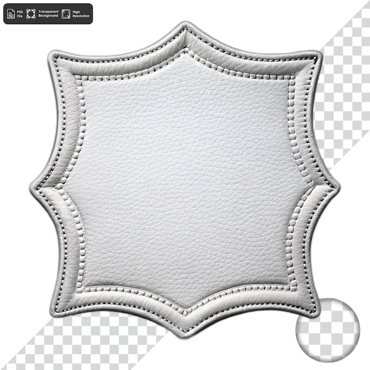 PSD a white object with a black background with a white background with a black and white logo