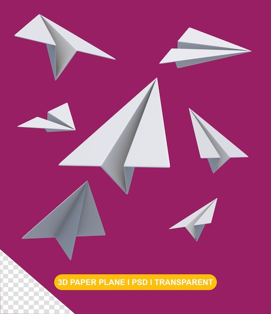 White paper airplane on a color maroon