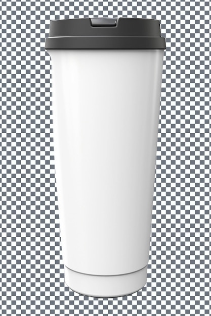 PSD white paper coffee cup