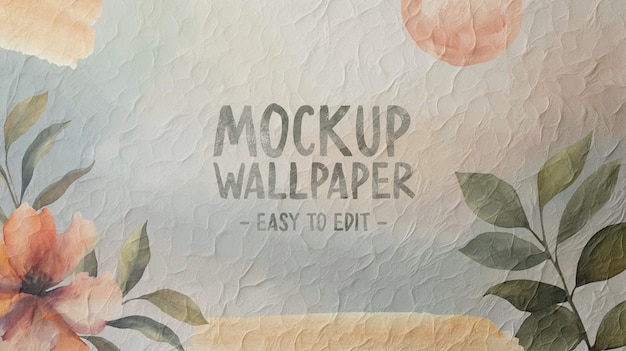 PSD white paper texture mockup