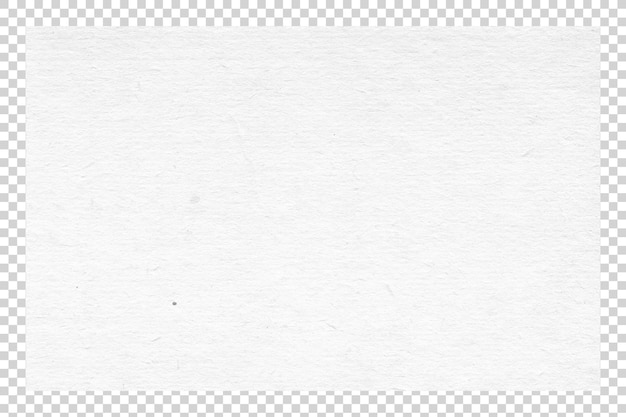 white paper texture on transparent background