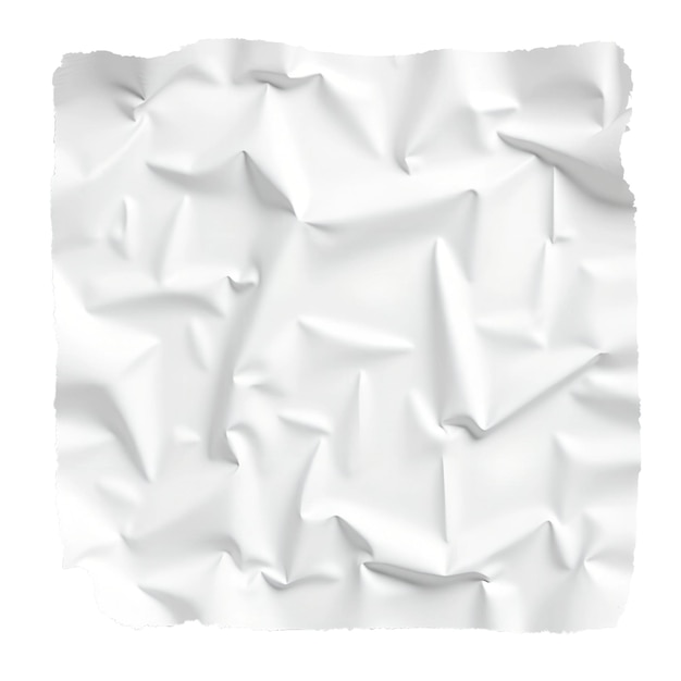 a white piece of paper with a white circle on it