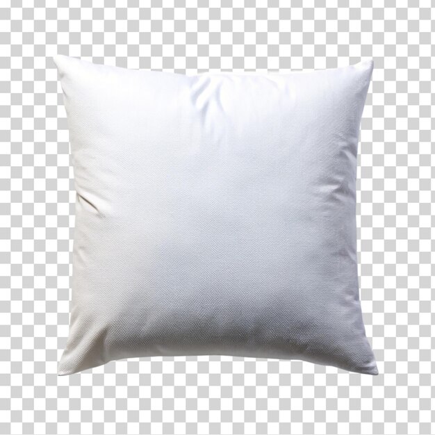 PSD a white pillow on transparent background