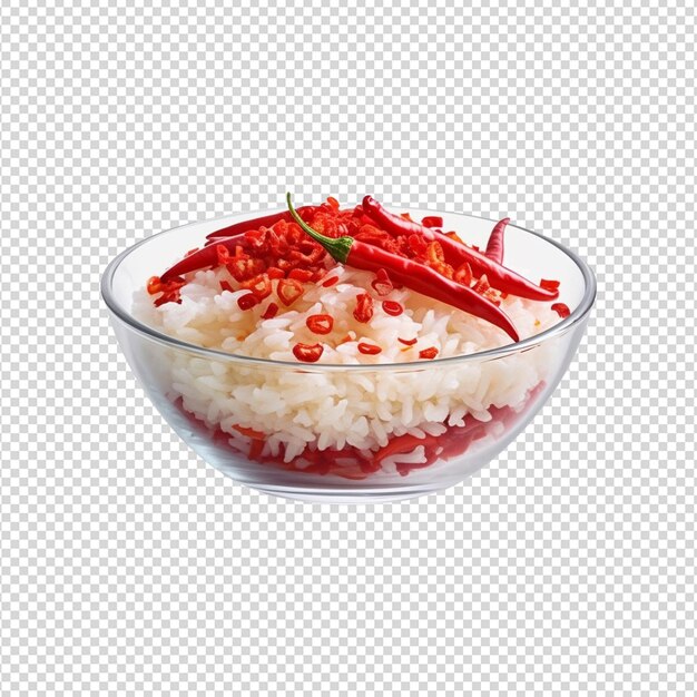 PSD white rice mockup