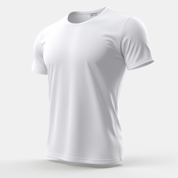 White shirt PSD on a white background