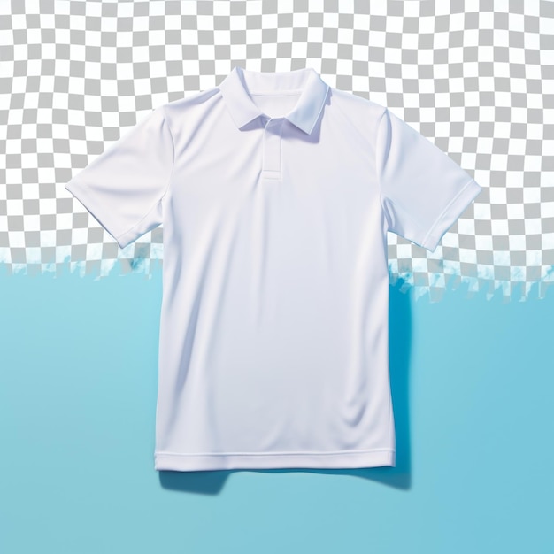 PSD a white shirt with a white collar that says  t - shirt