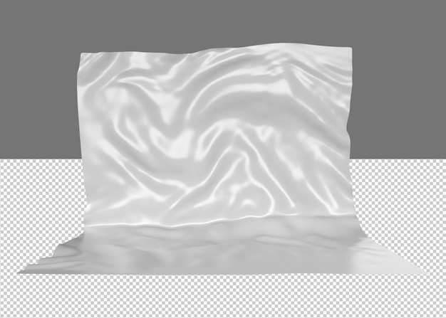 White silk or satin smooth background