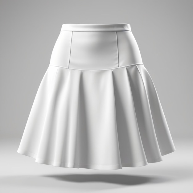 PSD a white skirt with a white skirt that says  e