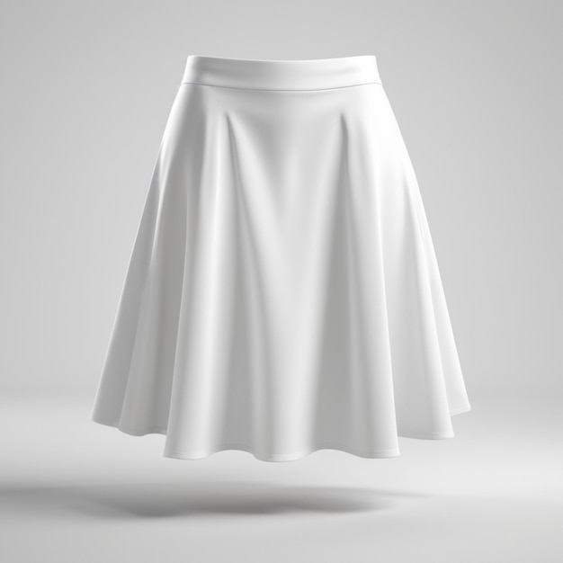 PSD a white skirt with a white skirt that says  the skirt is white