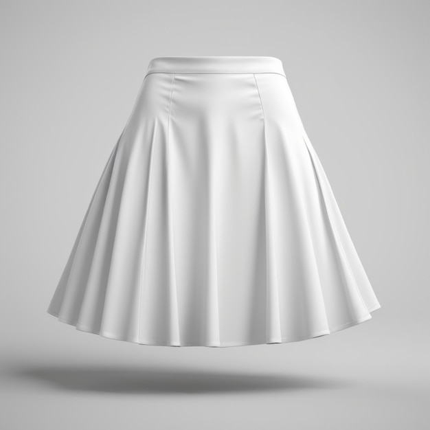 PSD a white skirt with a white skirt that says  the skirt