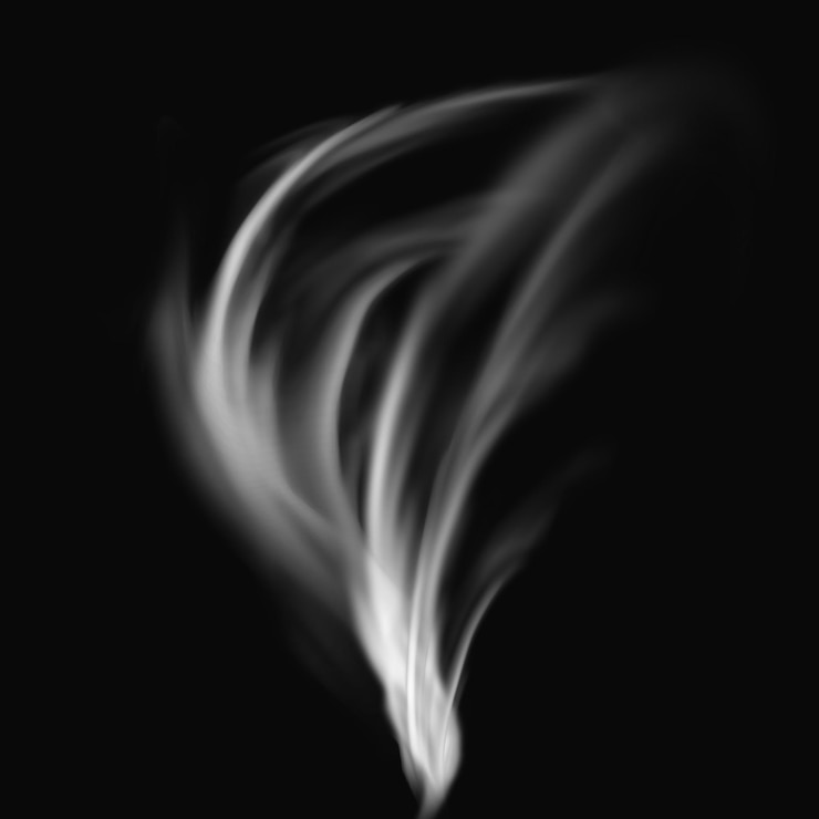 PSD white smoke effect