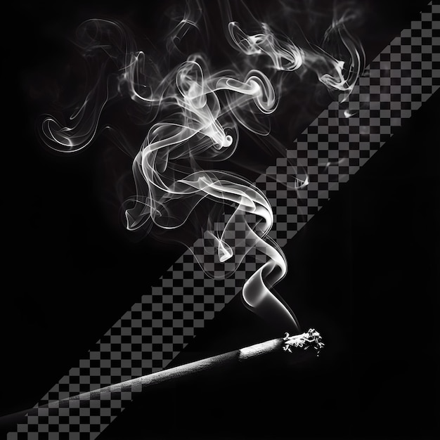 white smoke isolated transparent background psd