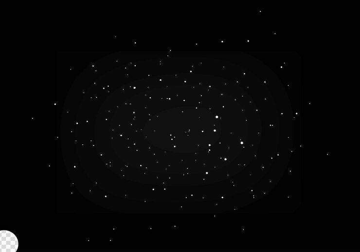 PSD white sparks on black background