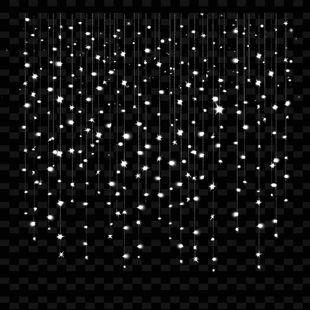 PSD the white stars on a black background