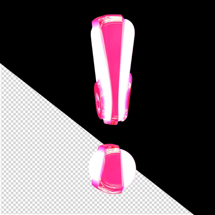 PSD white symbol pink with thick straps