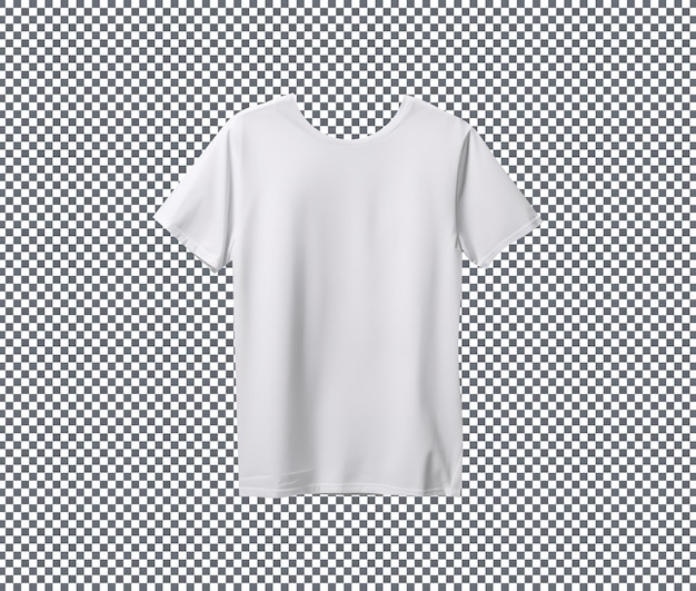 PSD a white t shirt isolated on transparent background