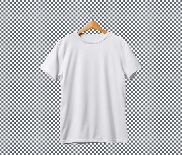 PSD a white t shirt isolated on transparent background