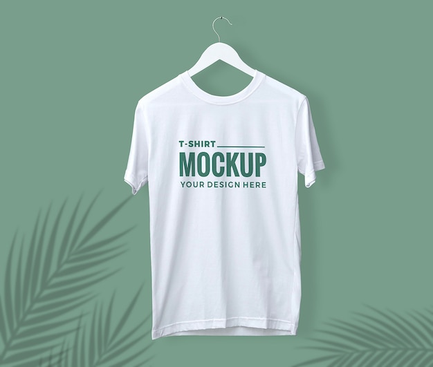 White t-shirt mockup