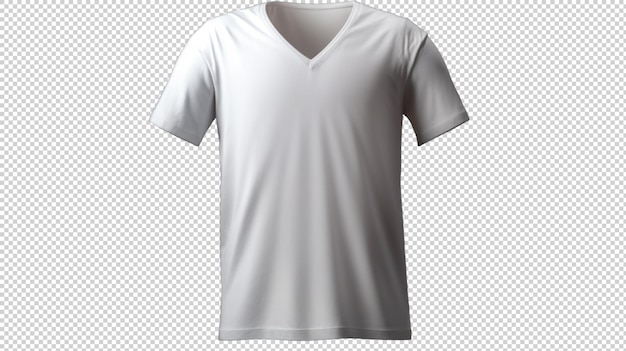 PSD a white t - shirt with a v - neck.