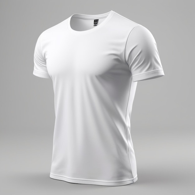 PSD a white t - shirt with a white collar that says t - shirt