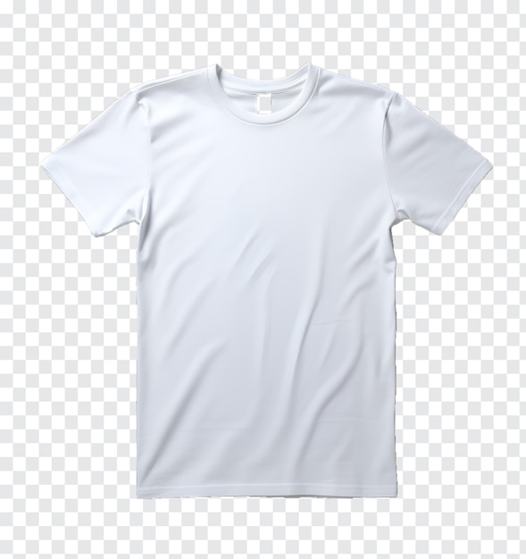 White transparent background tshirt for mockup