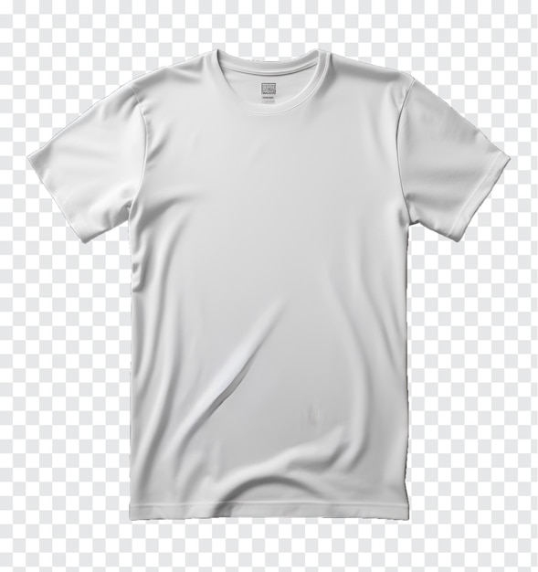 Premium PSD | White transparent background tshirt for mockup