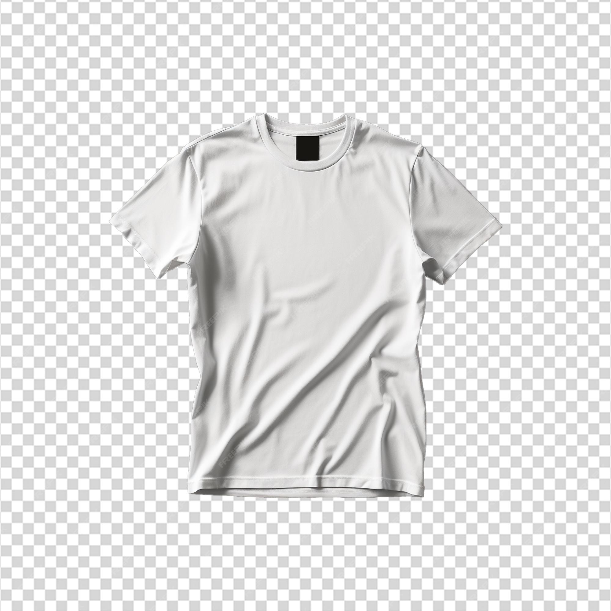 Premium PSD | White tshirt front view mockup image png