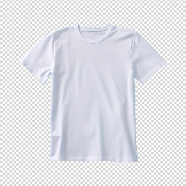 PSD white tshirt isolated on transparent background