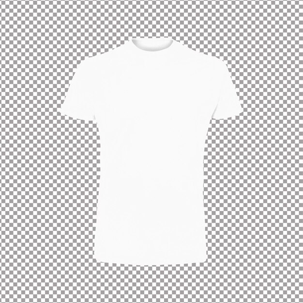 PSD white tshirt isolated on white