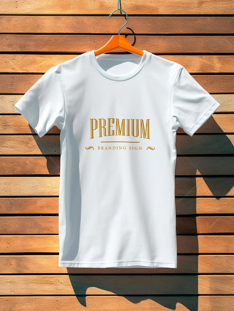 PSD white tshirt mockup design psd