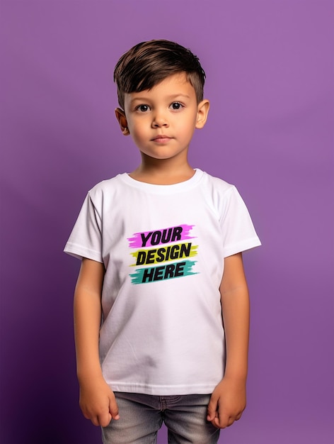white tshirt mockup design psd