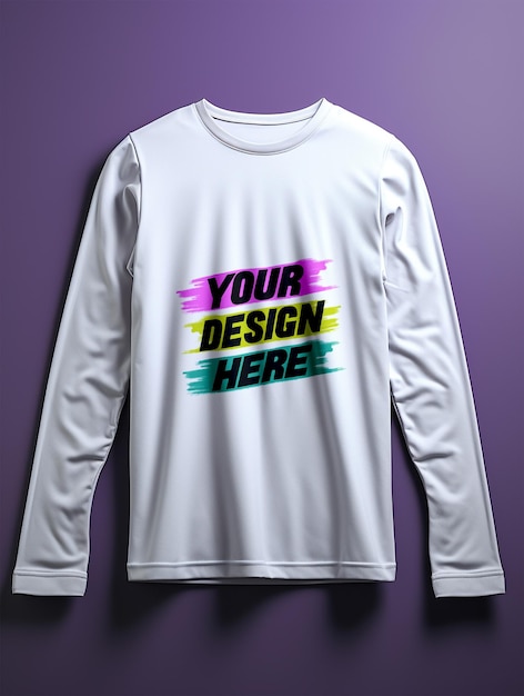 PSD white tshirt mockup design psd