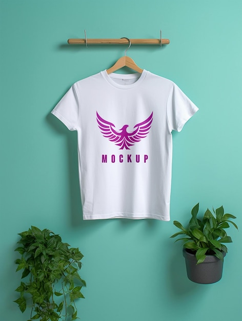 White Tshirt mockup PSD