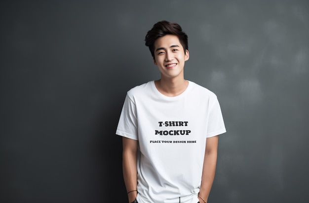 흰색 티셔츠 모형