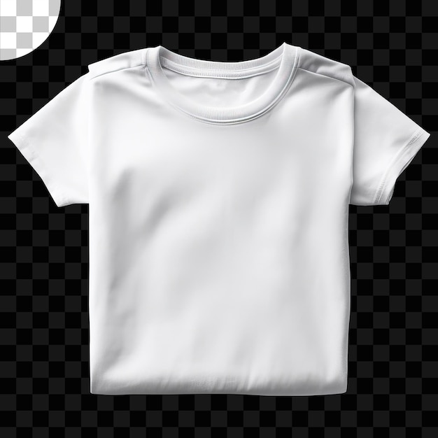 PSD Белая футболка с прозрачным фоном