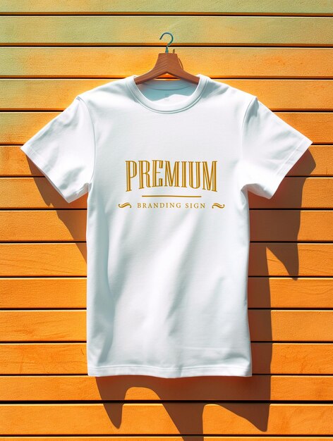 PSD white tshirts mockup psd