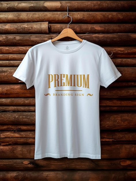 White tshirts mockup psd