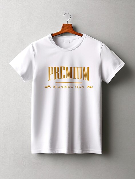 PSD white tshirts mockup psd