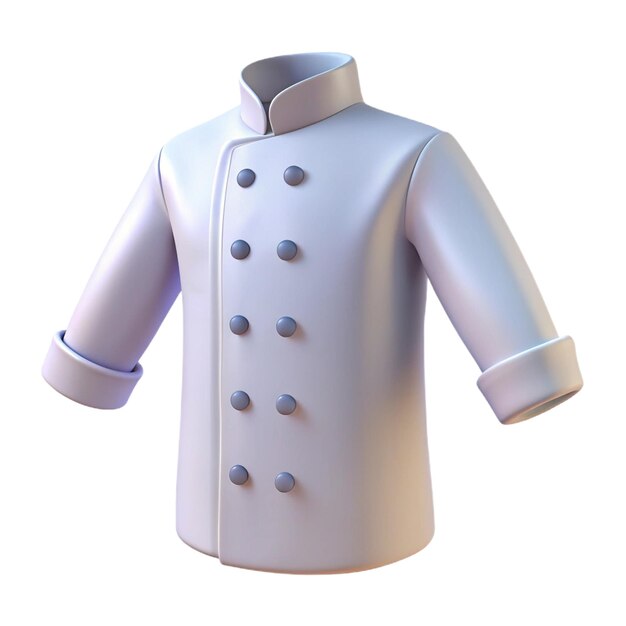 a white uniform with buttons and buttons on the front and the buttons on the front