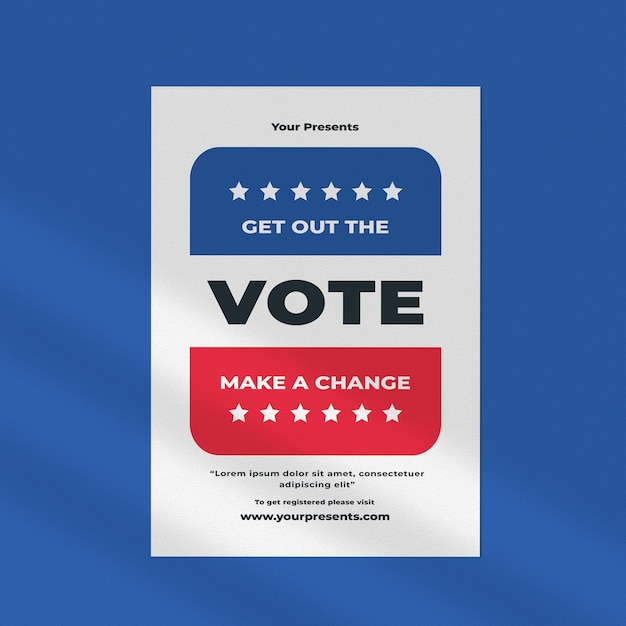 White vote flyer