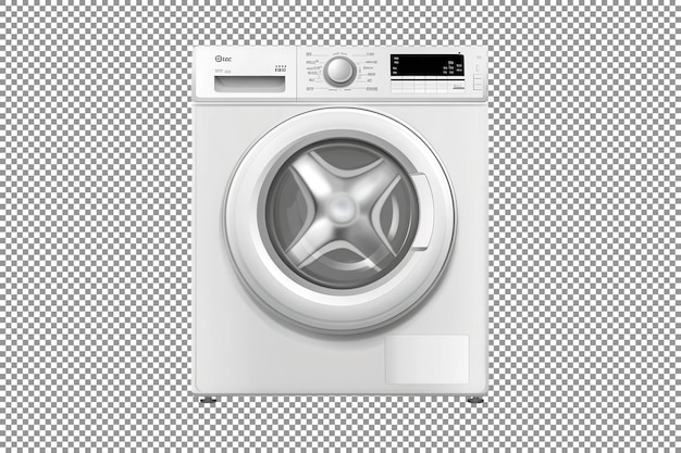 White Washing Machine Transparent Background