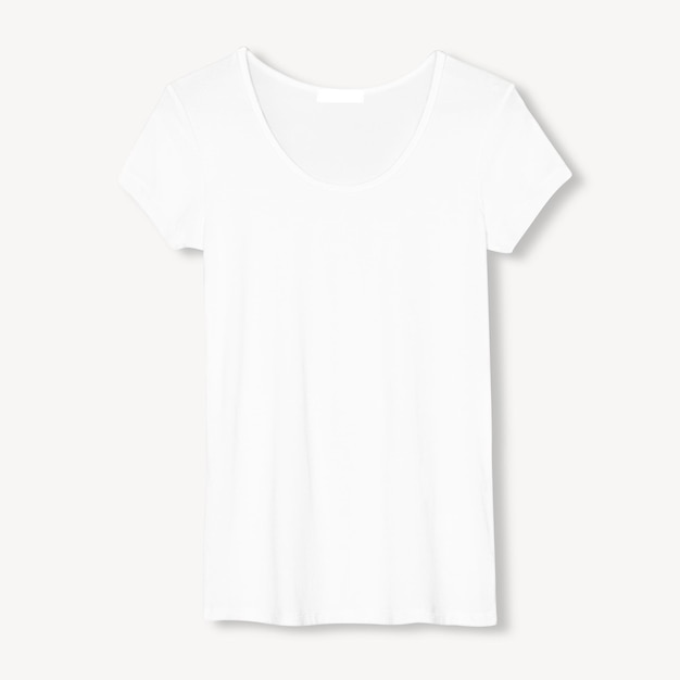 white women39s tee mockup casual wear fashion psd