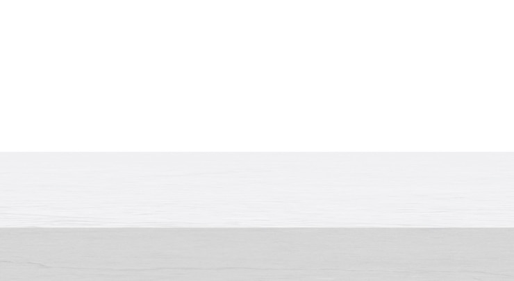 PSD white wooden table top transparent background
