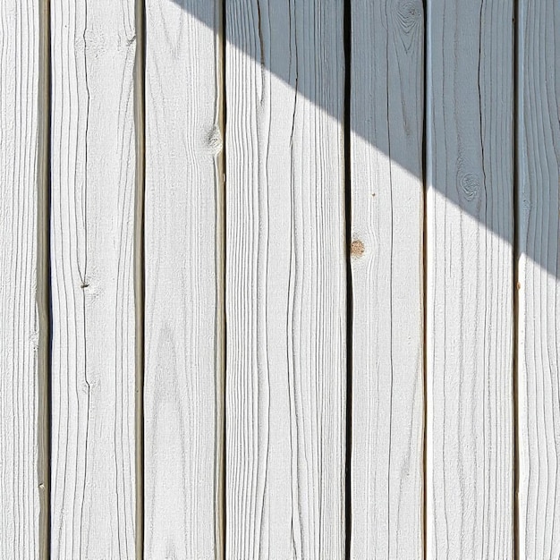 Whitewashed Wooden Plank Isolated on Transparent White PNG Background