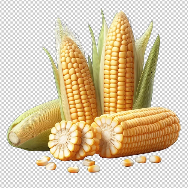 PSD whole corn closeup png