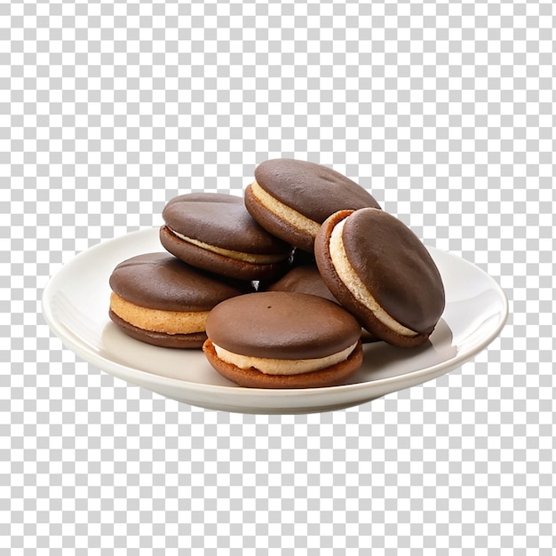 PSD whoopie pies isolated on transparent background