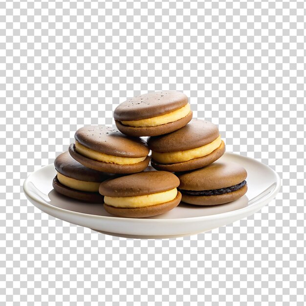 PSD whoopie pies izolowane na przezroczystym tle