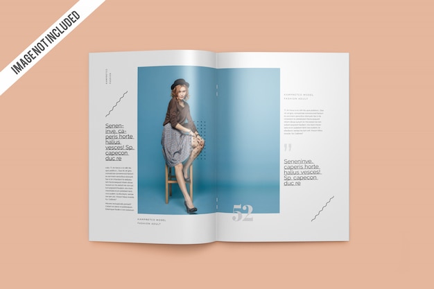 Widok z góry otwarty magazyn